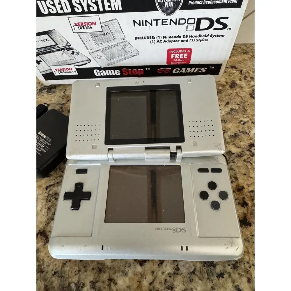 Nintendo DS original system - BROKEN for parts repair
